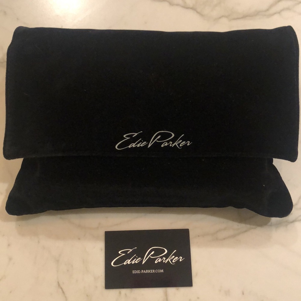 Authentic NWT, Edie Parker rainbow hard clutch w/strap - Picture 8 of 8